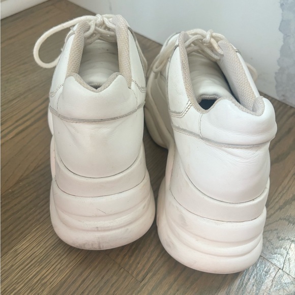 Jeffrey Campbell Most Def Wedge Sneaker White Platform Sneakers Women’s size 8 - Picture 8 of 9